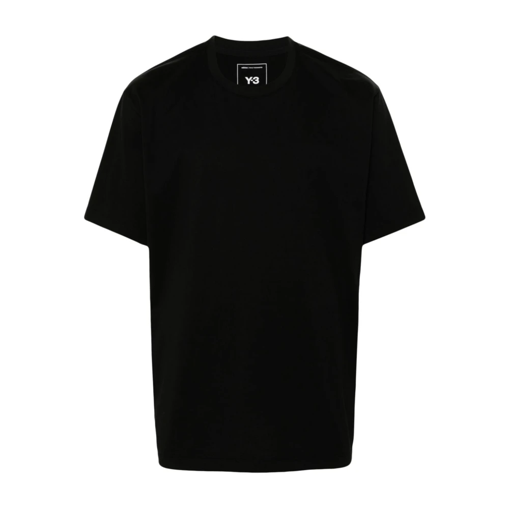 Y-3 Klassieke Crewneck T-shirt Black Heren