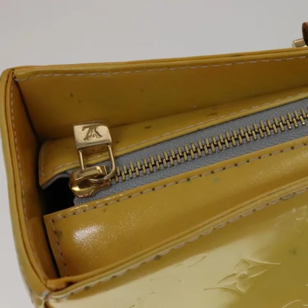 Louis Vuitton Vintage Pre-owned Leather louis-vuitton-bags Yellow Dames