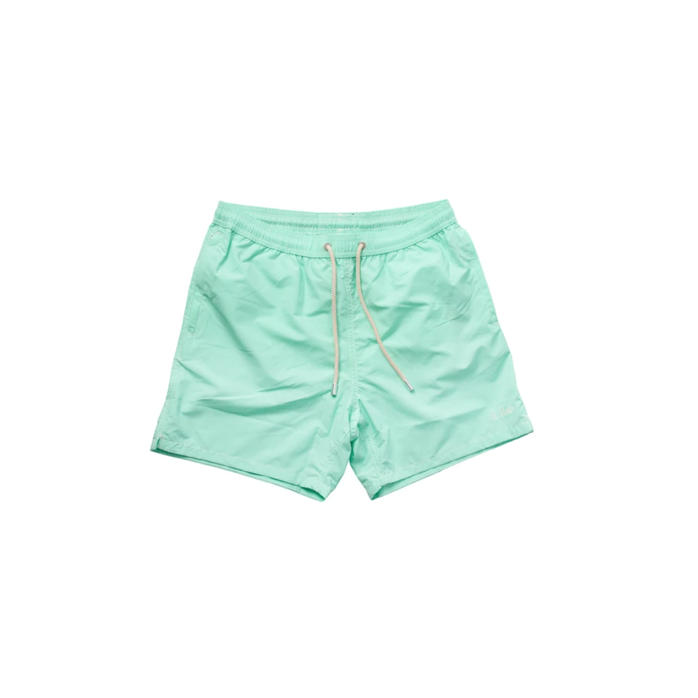 MC2 Saint Barth Basic Embro Zwemshorts Green Heren