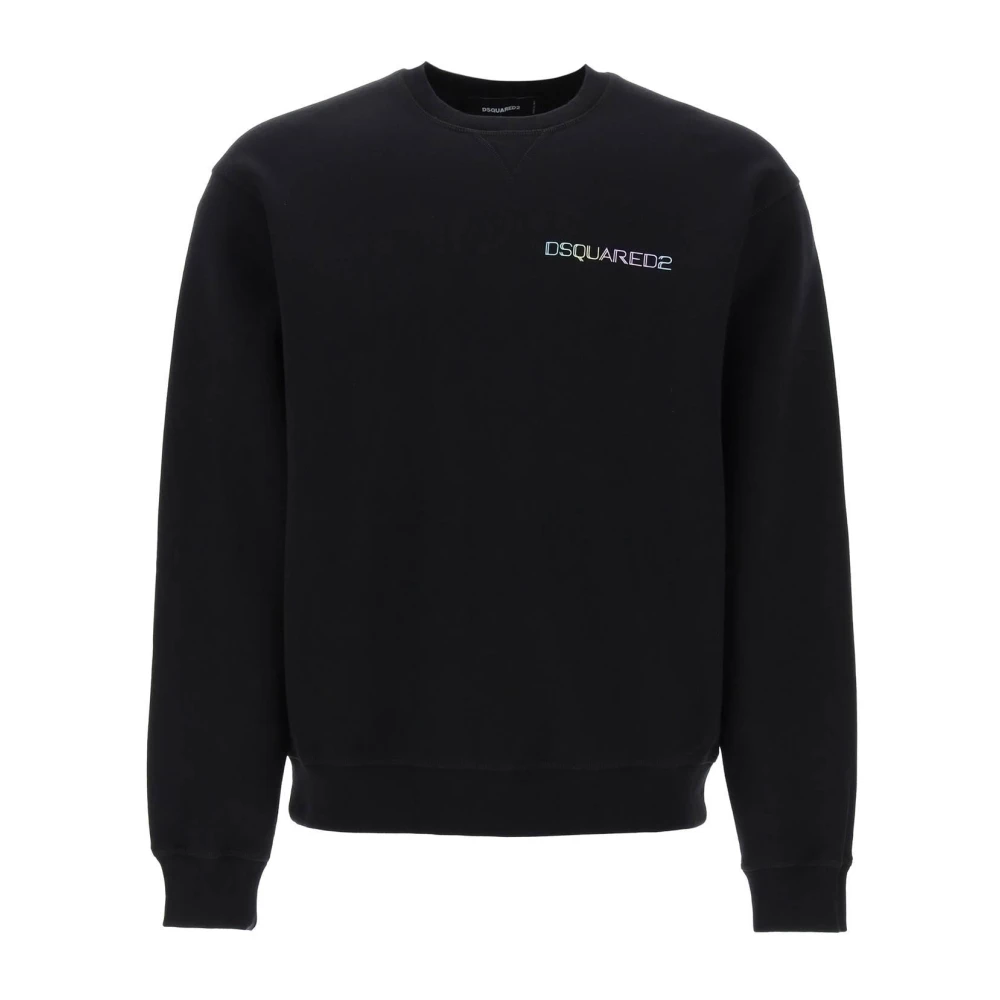 Dsquared2 Cool Fit Bedrukte Sweatshirt Black Heren