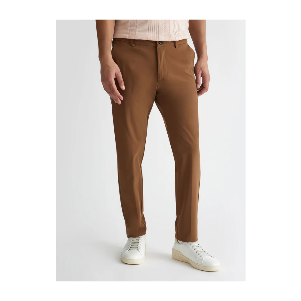 Liu Jo Slim Fit Chino Broek Bruin Brown Heren