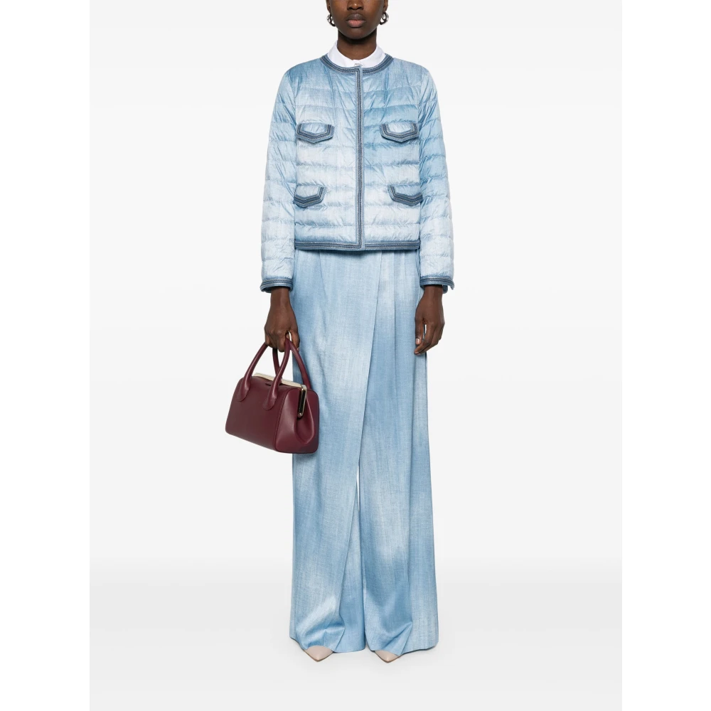 Ermanno Scervino Gewatteerde Jas voor Vrouwen Blue Dames