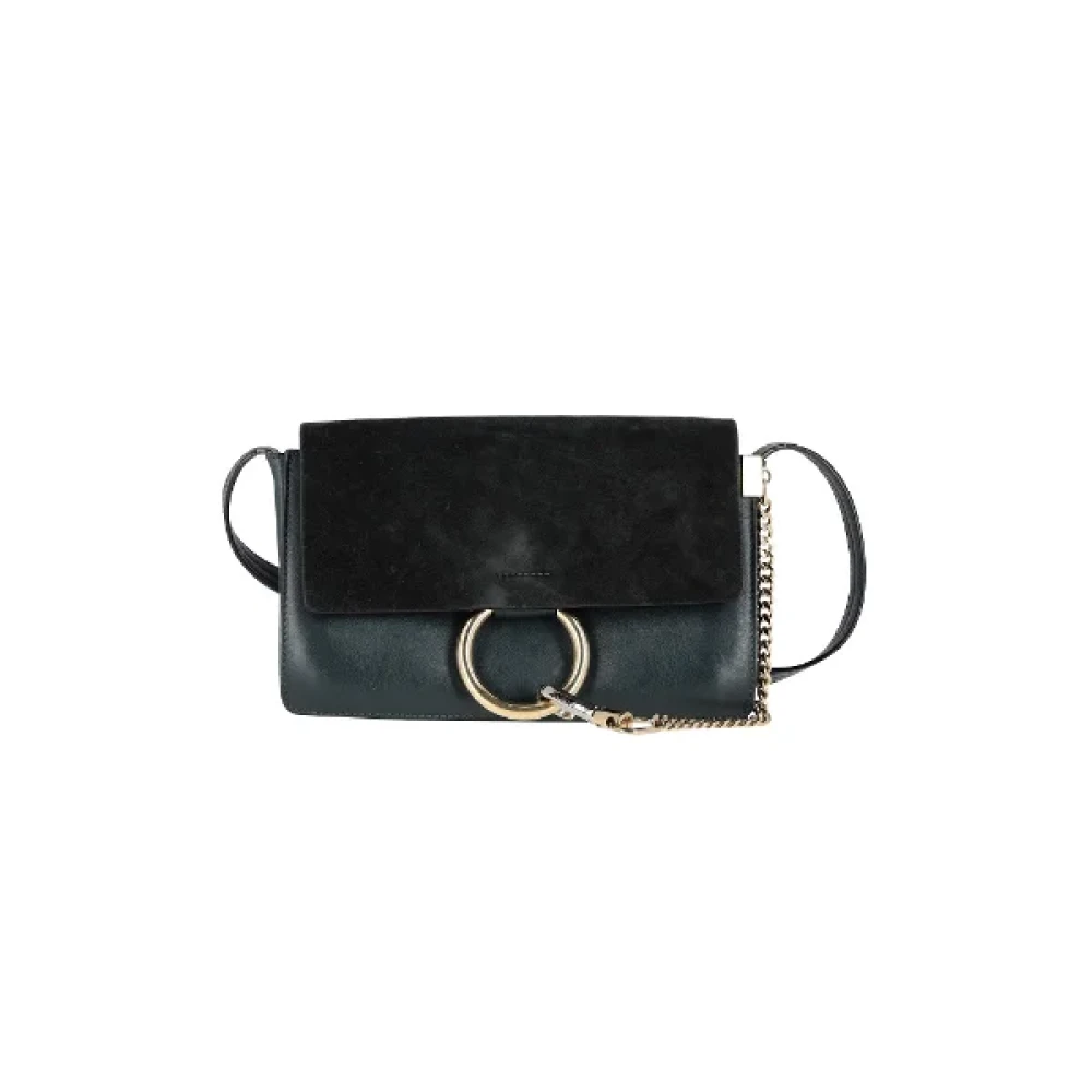 Chloé Pre-owned Leather crossbody-bags Green Dames