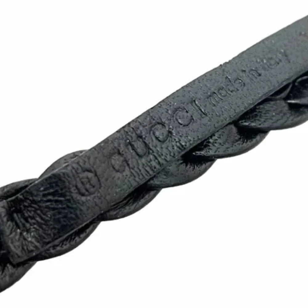 Gucci Vintage Pre-owned Leather belts Black Dames