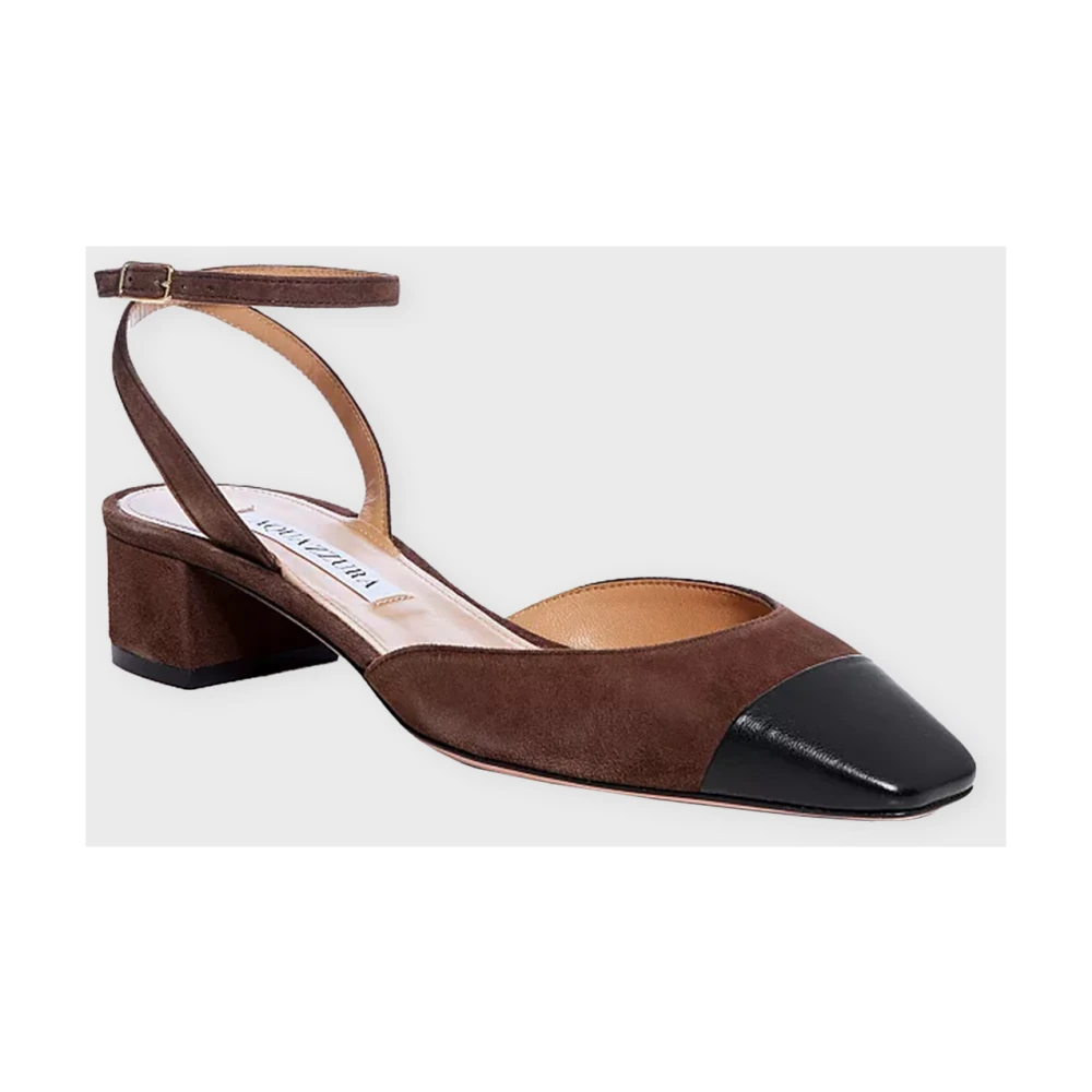 Aquazzura Stijlvolle Flirt Pump Brown Dames