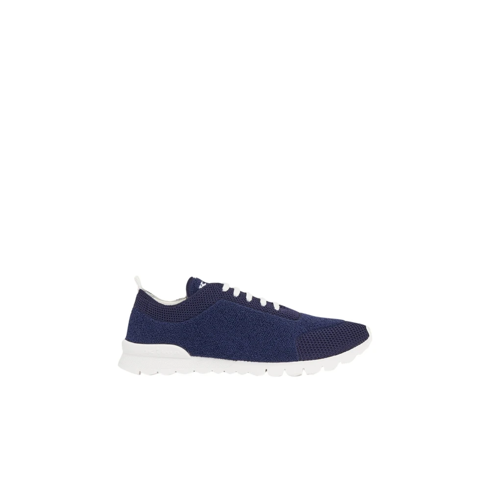 Kiton Knit Sneakers Heren Schoenen Blauw