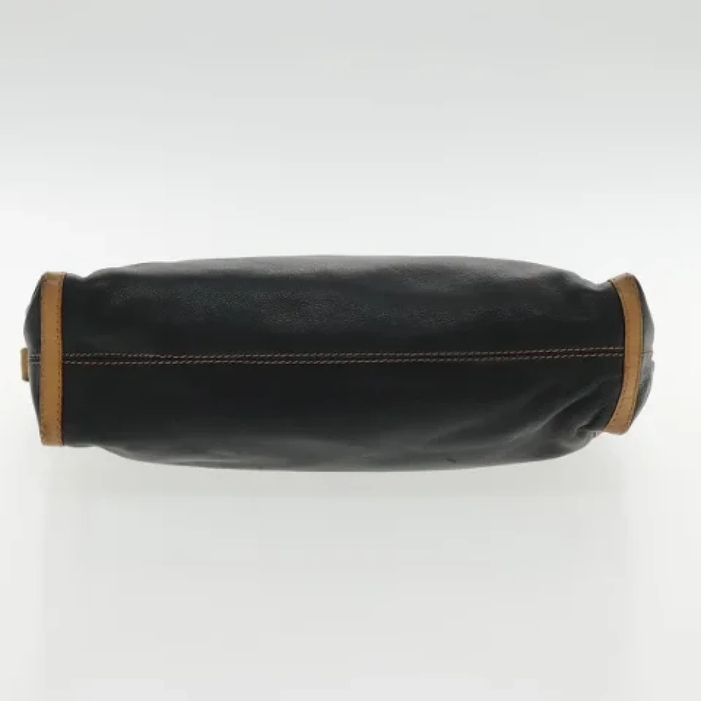Celine Vintage Pre-owned Leather clutches Black Dames