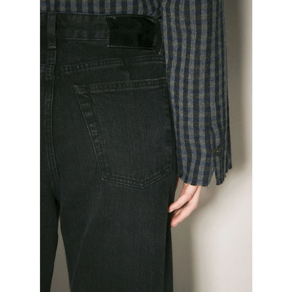 Our Legacy Twill Weave Treble Cut Jeans Black Dames