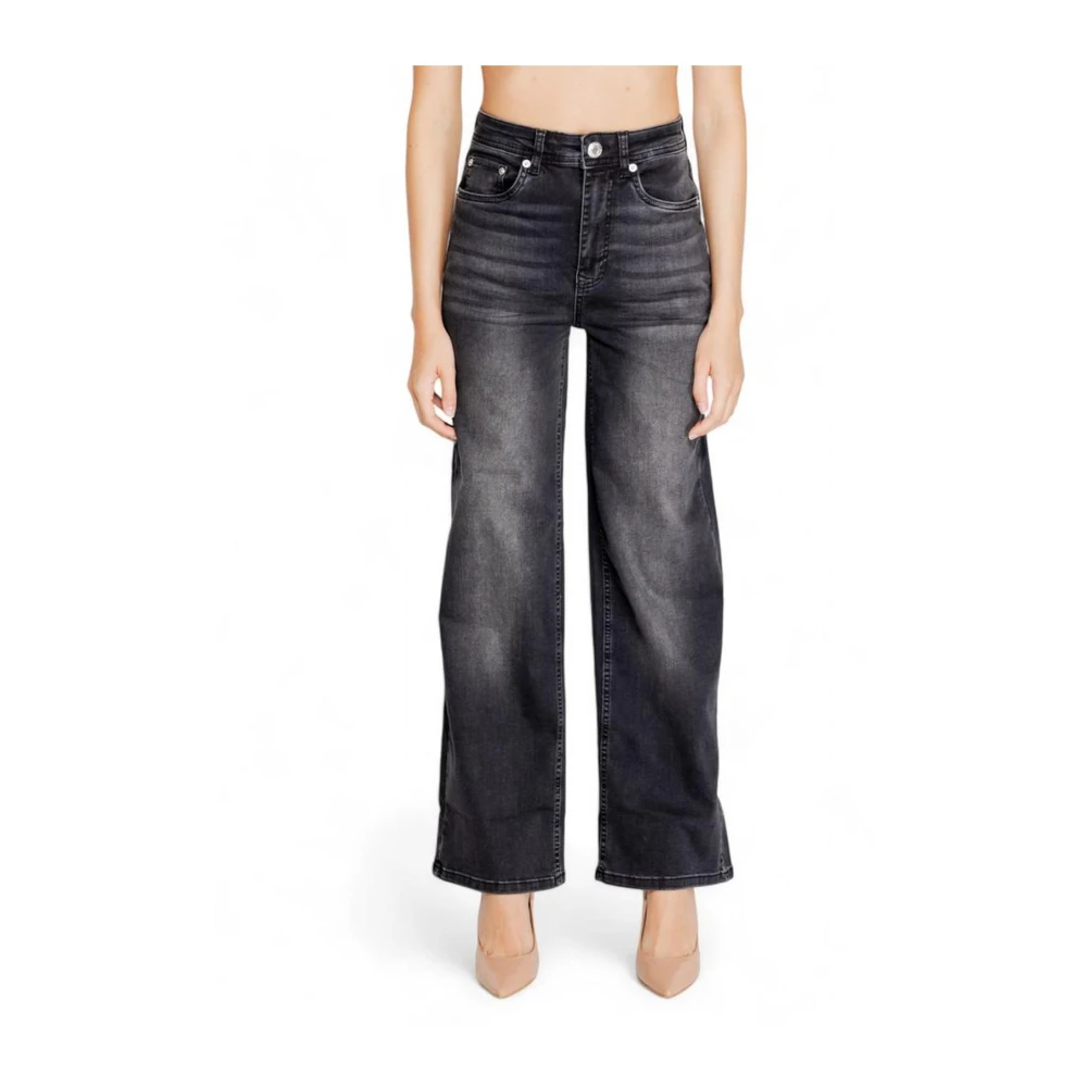 Street One Zwarte katoenen jeans met elastaan Black Dames