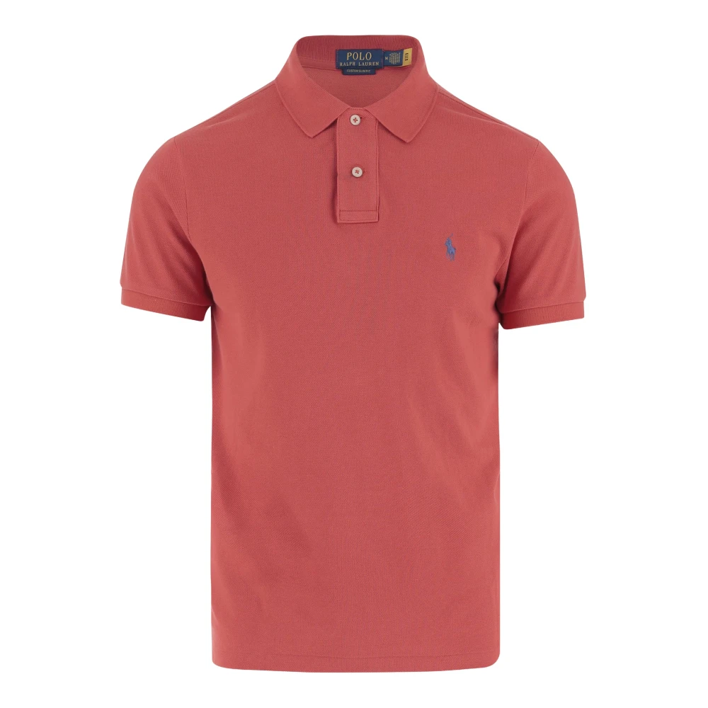 Polo Ralph Lauren Klassieke Katoenen Poloshirt Rood Red Heren