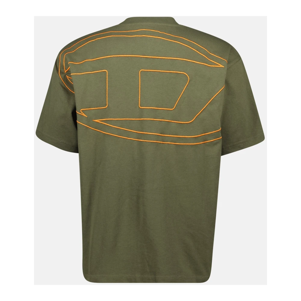 Diesel Oversized T-Boggy-Megoval T-shirt Green Heren