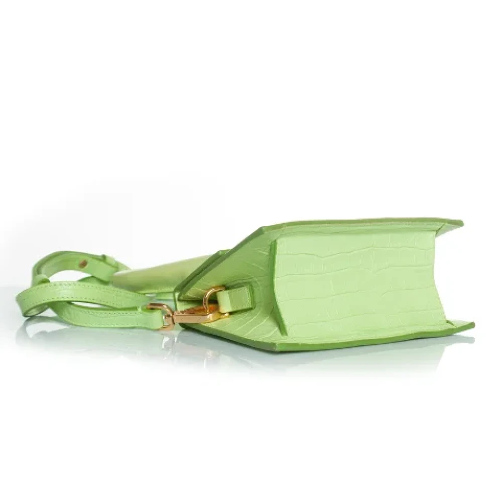 Jacquemus Pre-owned Leather handbags Green Dames