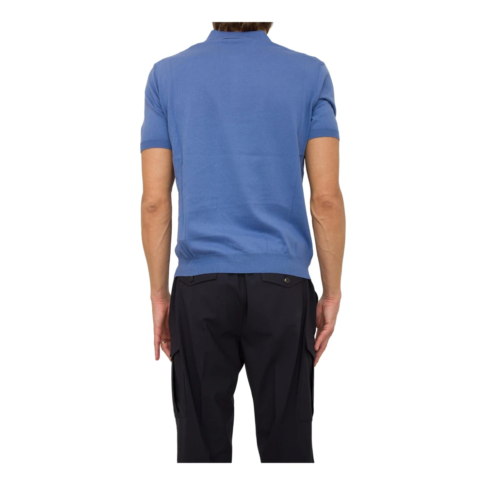 Corneliani Klassiek Polo Shirt voor Mannen Blue Heren