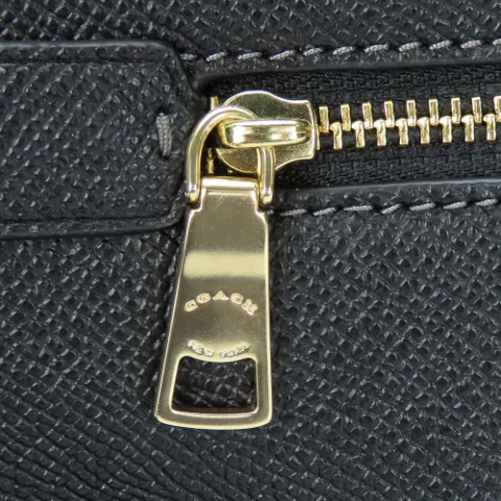 Coach Pre-owned Leather shoulder-bags Black Dames