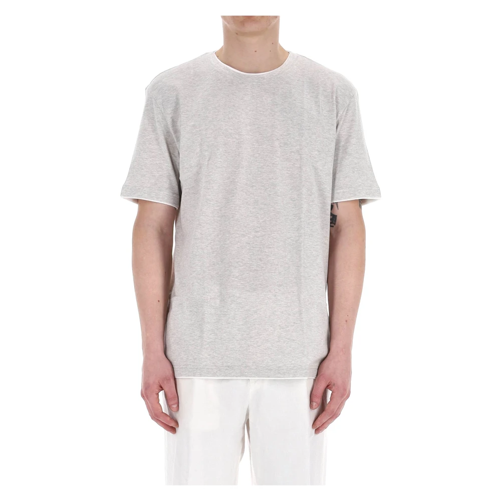 Eleventy - Tops > T-Shirts - Gray - Eleventy - Modalova