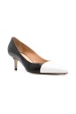 white-black-leather-pumps