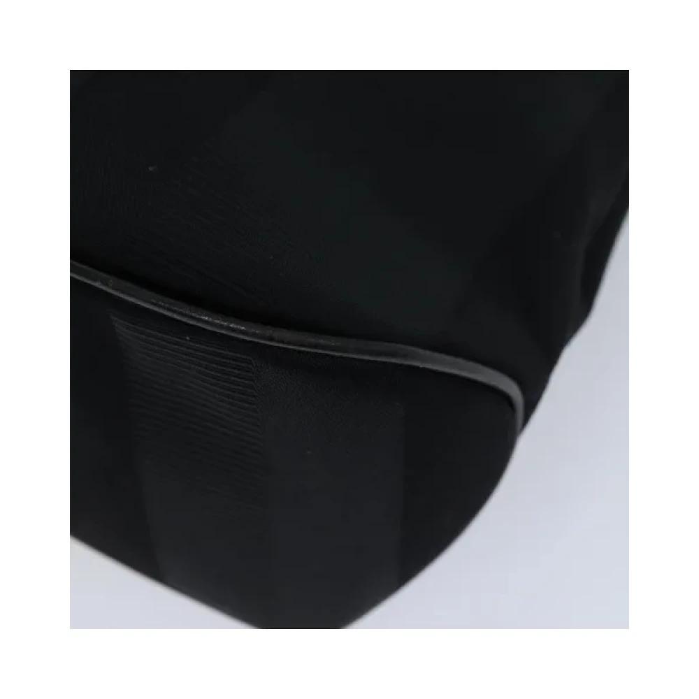 Salvatore Ferragamo Pre-owned Cotton handbags Black Dames