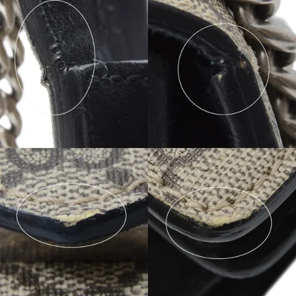 Gucci Vintage Pre-owned Canvas gucci-bags Brown Dames
