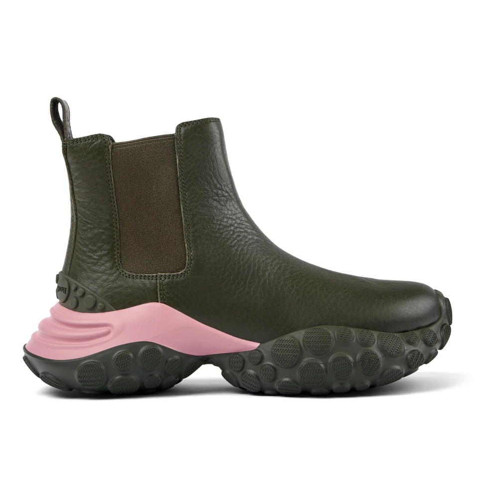 Camper Women's Green Chelsea Boots, 6 Uk, Lightweight Ankle Boots Pelotas Mars