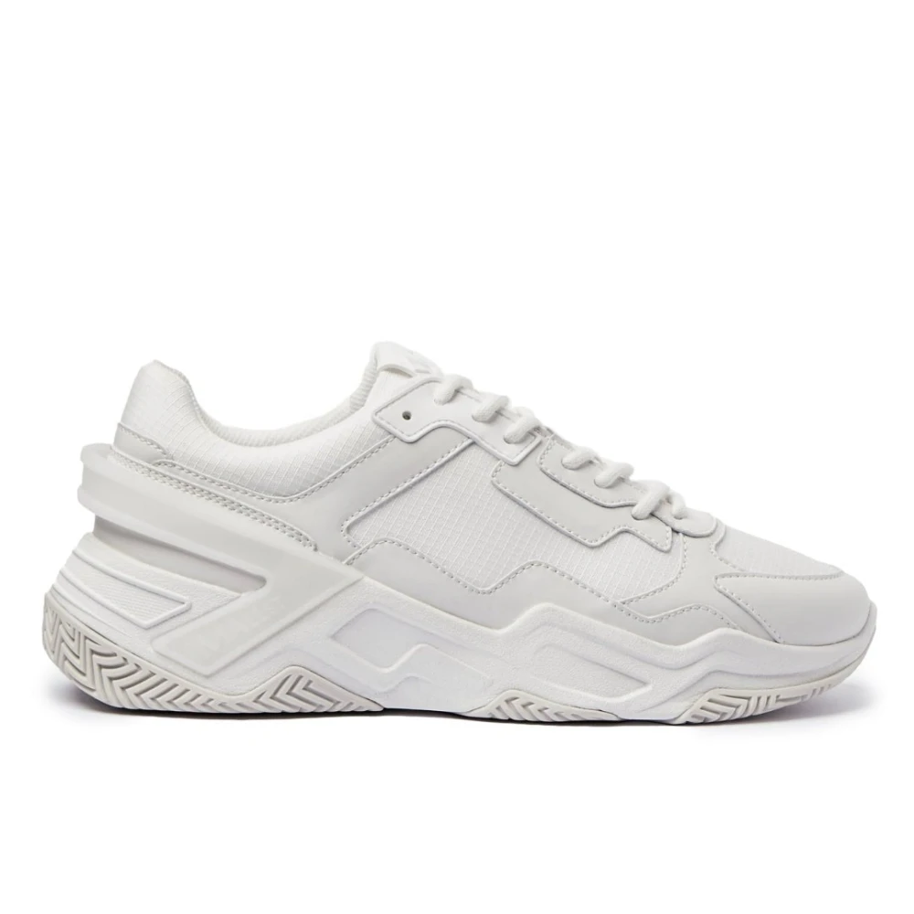 Mallet London Witte Chunky Sneakers met Verse Zool Heren Schoenen