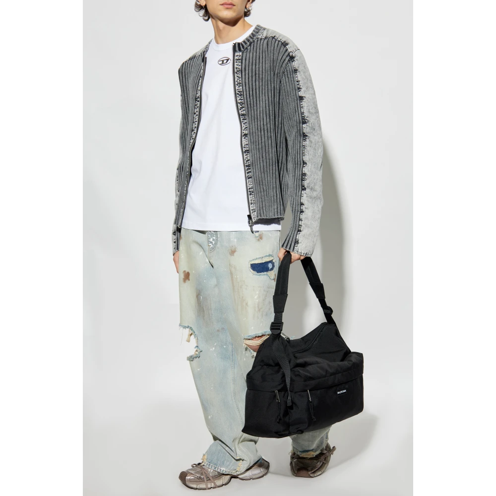 Diesel Cardigan K-Matty Gray Heren