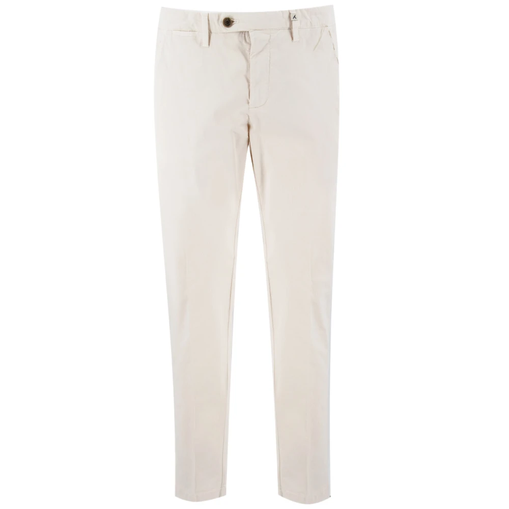 Myths Slim Fit Klassieke Broek White Heren