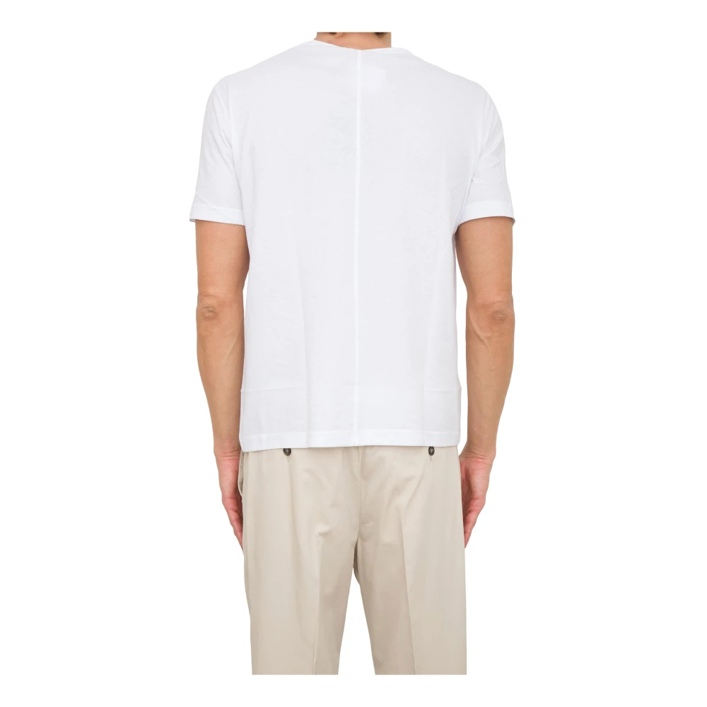 Paolo Pecora Jersey T-shirt in wit White Heren