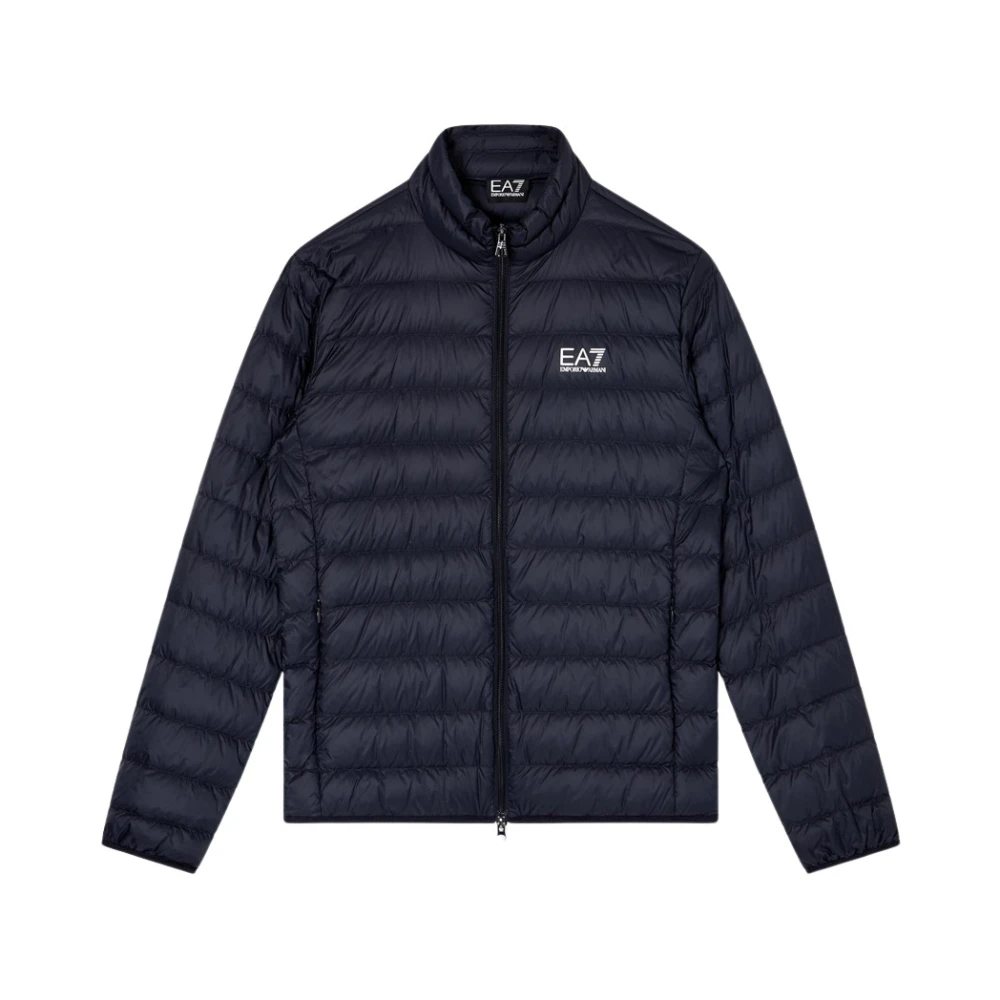 Emporio Armani Ea7 Uomo Blu - Piumino Impacchettabile Core Identity - Jackets - L