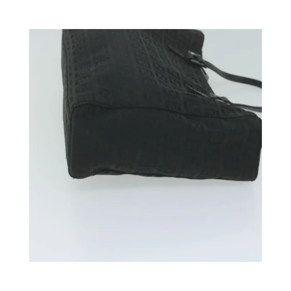 Fendi Vintage Pre-owned Canvas handbags Black Dames