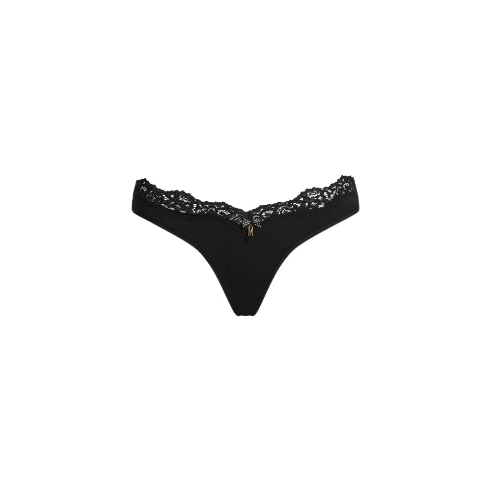 Moschino Damen Schwarz Unterwäsche, K, Sgröße: