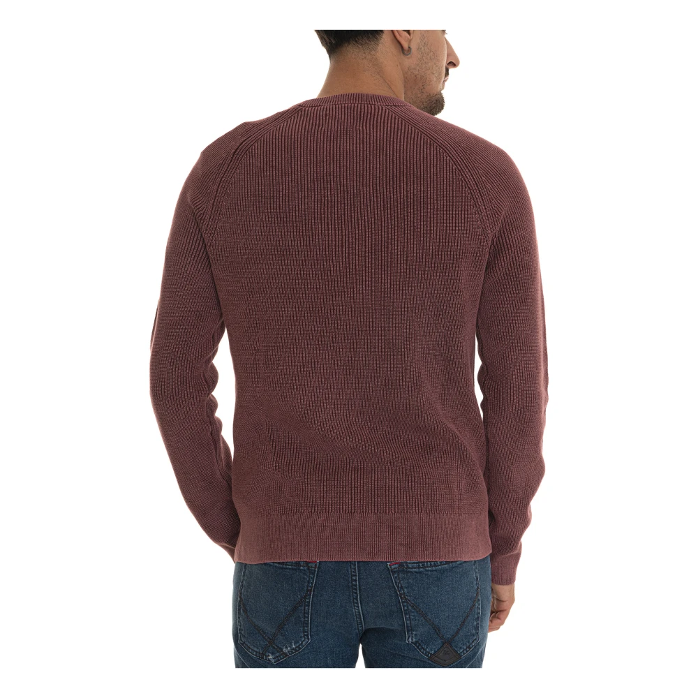 Gant Stone Washed Raglan Pullover Brown Heren