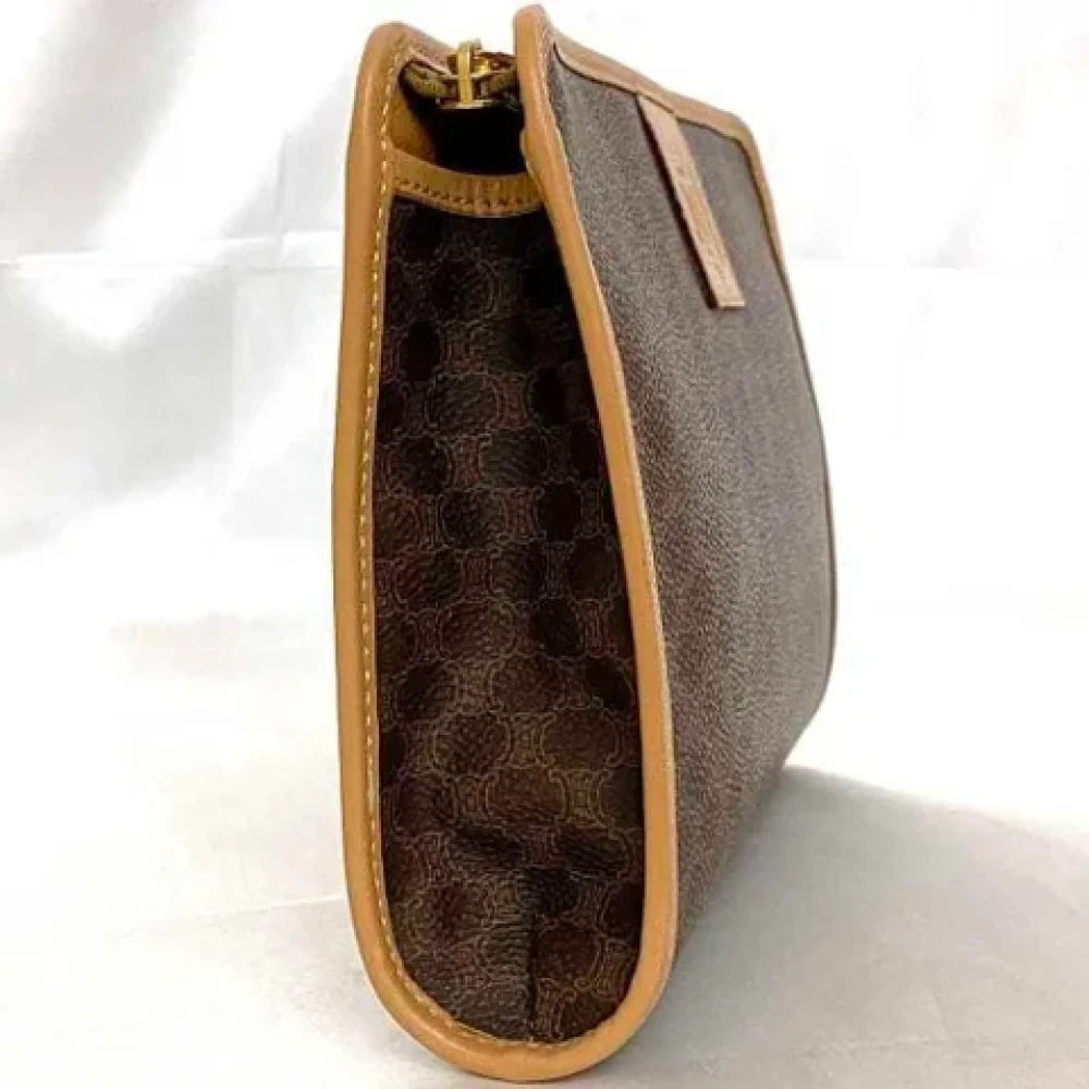 Celine Vintage Pre-owned Leather celine-bags Beige Dames