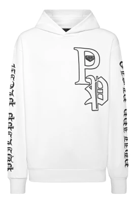Hoodie Sweatshirt LS Gothic Plein