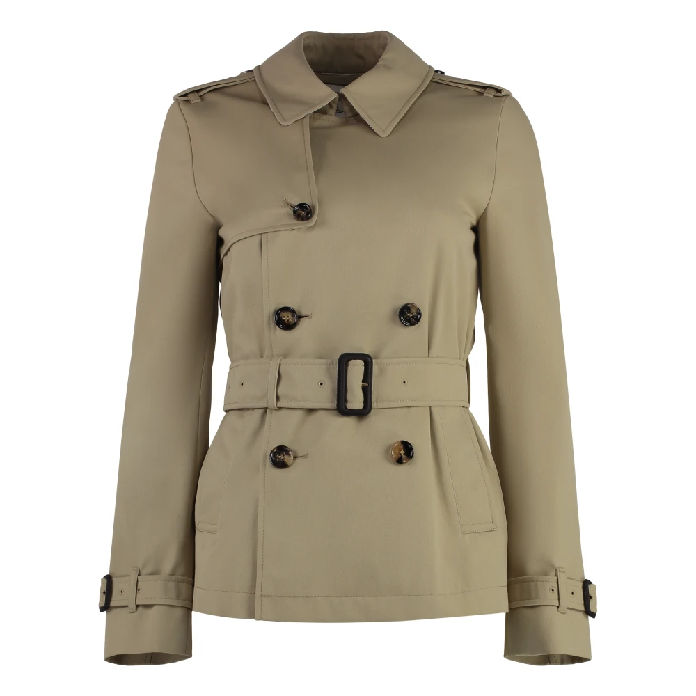 Burberry Klassieke Trenchcoat met Tailleband Beige Dames