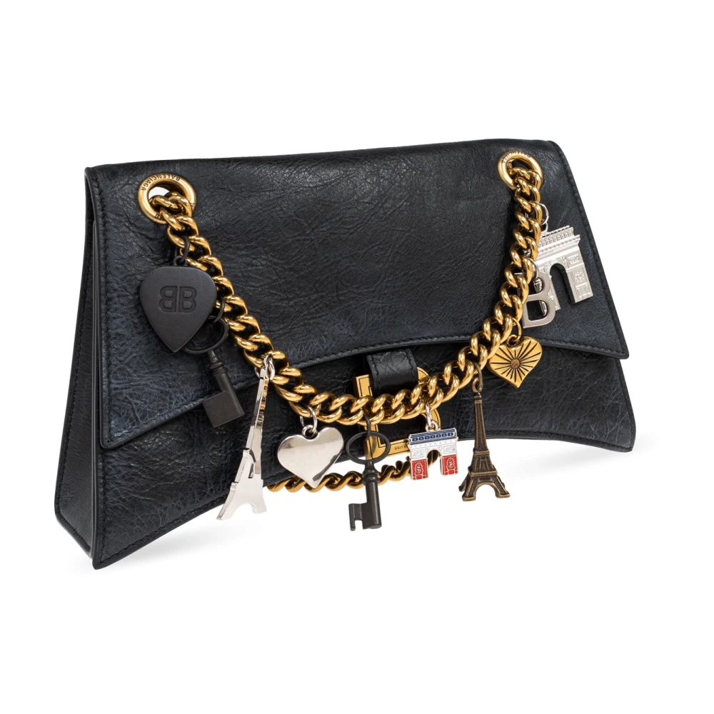 Balenciaga Schoudertas Crush Black Dames