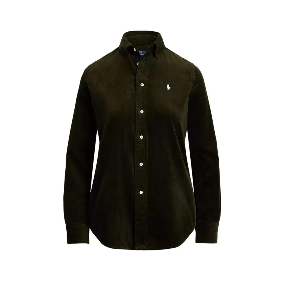 Polo Ralph Lauren Women's Green Shirt - Shirts - 2XL - Blouses & Shirts