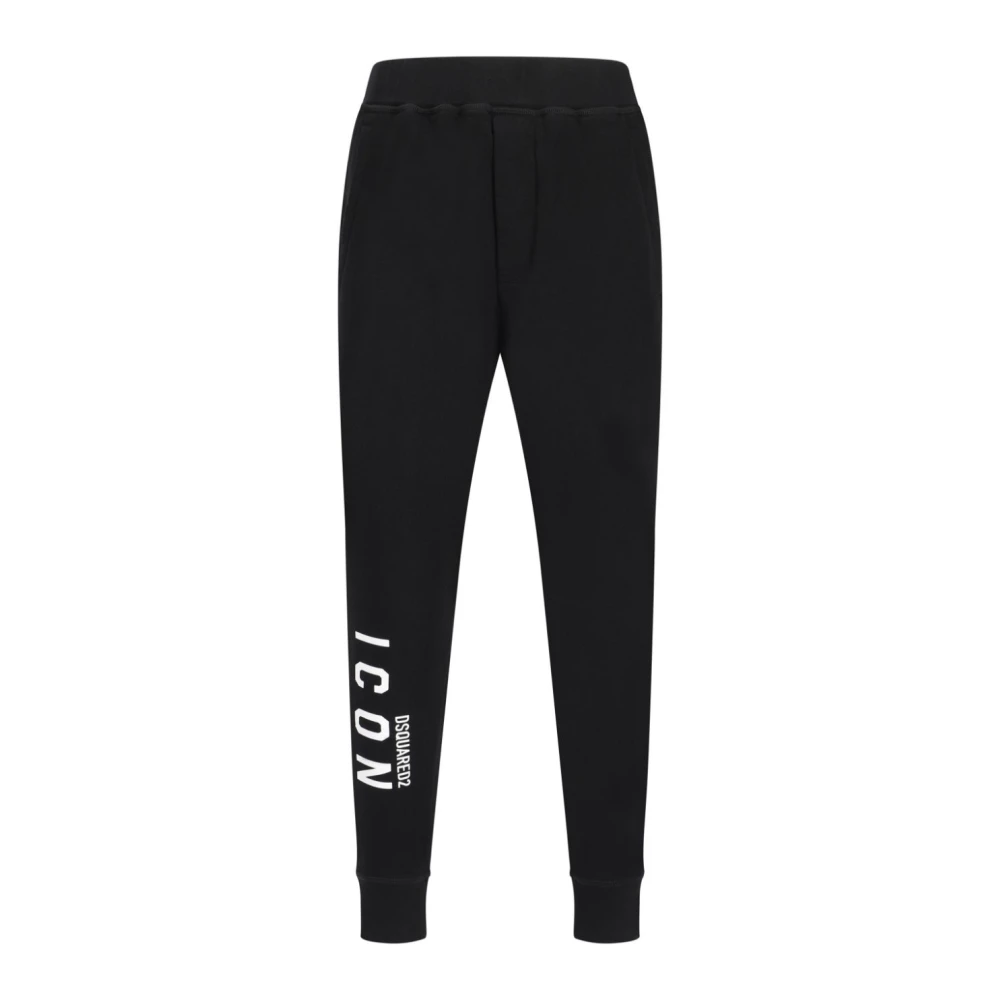 Dsquared2 Zwarte Broek voor Mannen Aw24 Black Heren