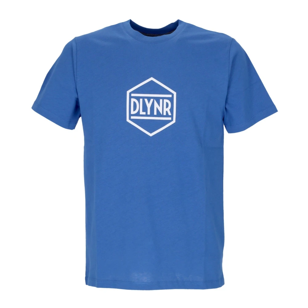 Dolly Noire Men's Blue Logo Tee Short Sleeve T-Shirt - T-Shirts - Xl - Tops