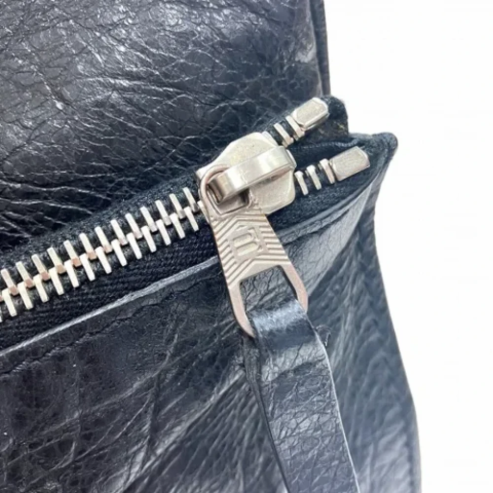 Balenciaga Vintage Pre-owned Leather handbags Black Heren