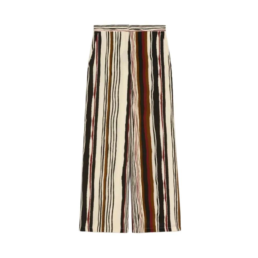 Max Mara Pagano Trousers - Female - Wide Trousers - Multicolor - S - Trousers