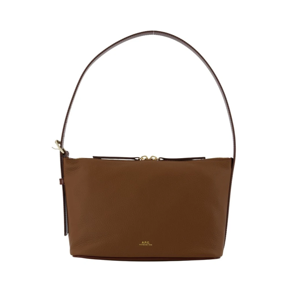 A.p.c. Women's Brown Vera Shoulder Bag - Shoulder Bags - One Size - Bags