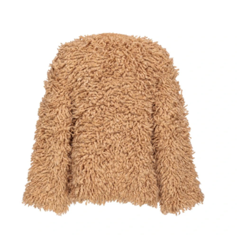 pinko Shearlingjassen met uitsparingen Brown Dames