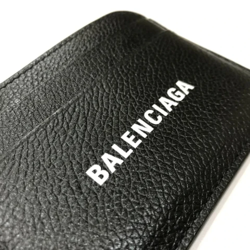 Balenciaga Vintage Pre-owned Leather wallets Black Dames