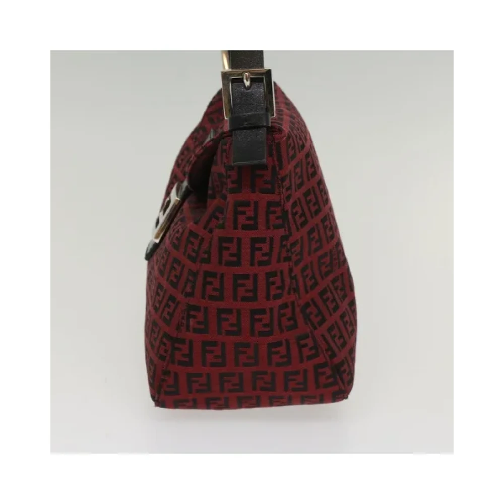 Fendi Vintage Pre-owned Cotton fendi-bags Red Dames