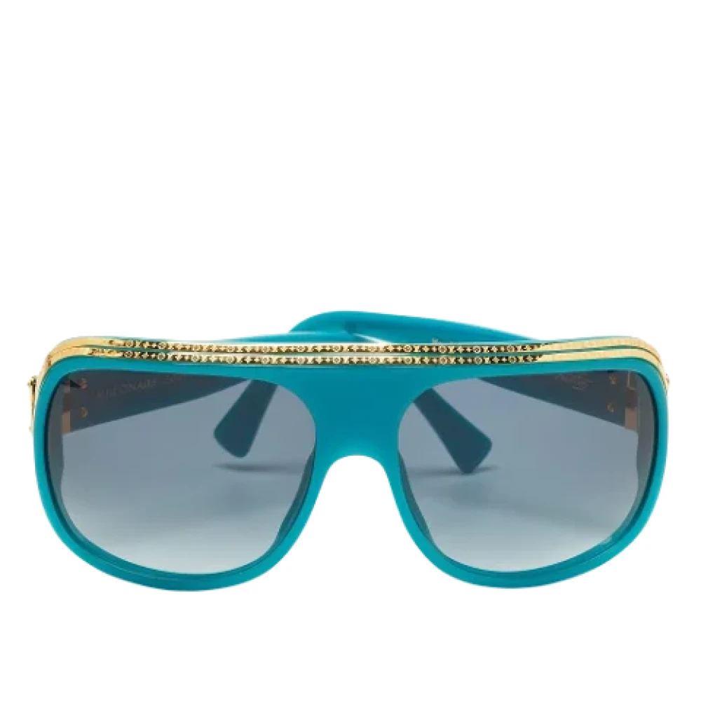 Louis Vuitton Vintage Pre-owned Acetate sunglasses Green Dames