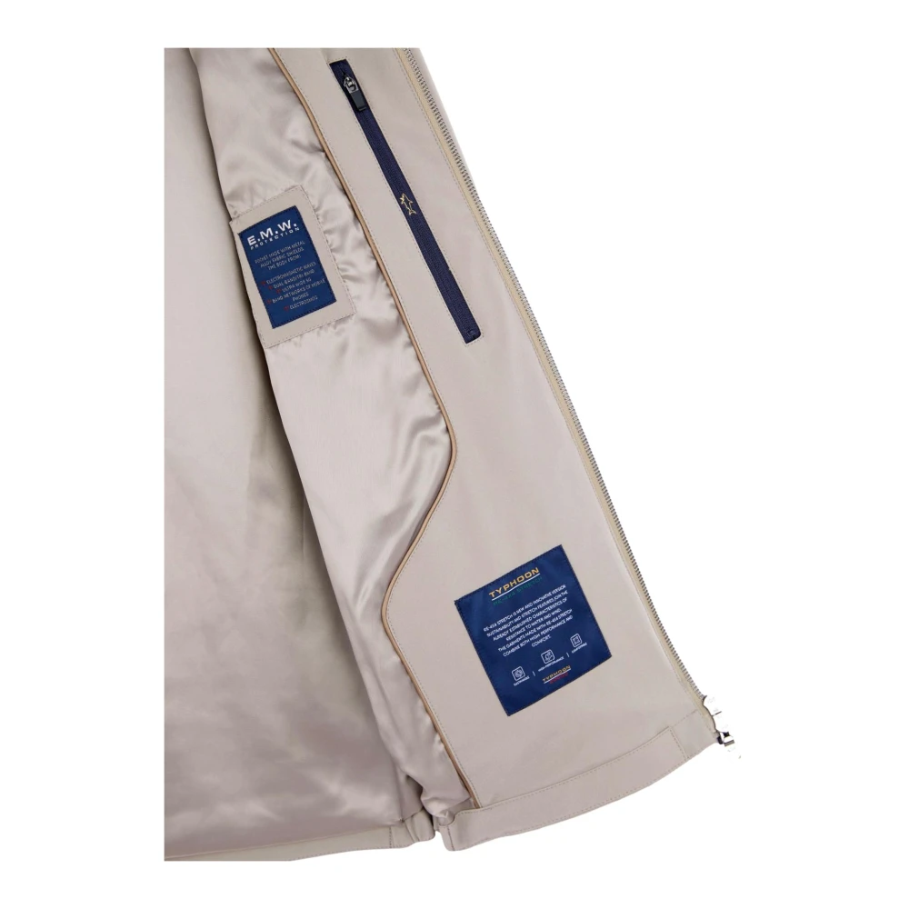 PAUL & SHARK Beige Typhoon Re-4x4 Stretch Jas Beige Heren