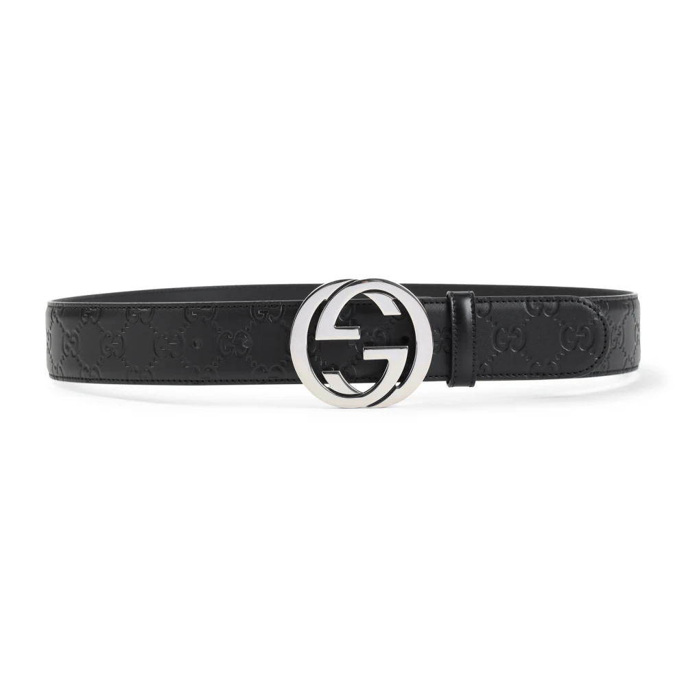 Gucci Nero Riem voor stijlvolle outfits Black Heren