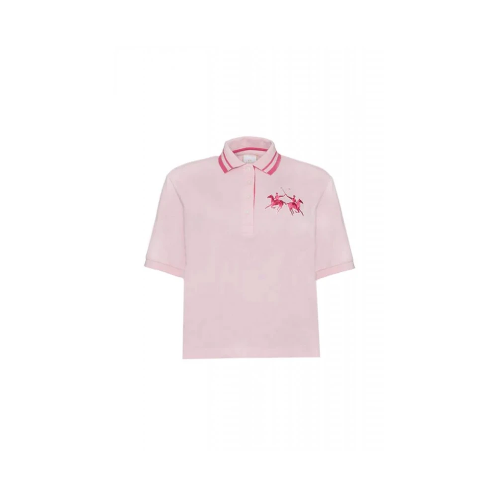 La Martina Donna Rosa - Polo In Cotone - Tops - L