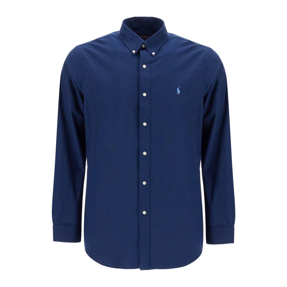 Polo Ralph Lauren Stretch Bomull Skjorta med Pony Logo Blue, Herr