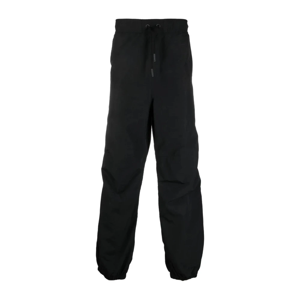 Marcelo Burlon Men's Black Sweatpants, L, Nylon Jogging Activewear